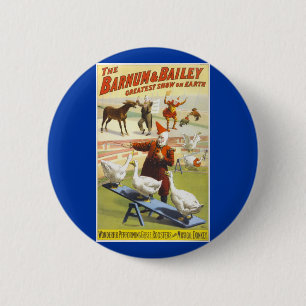 The Barnum & Bailey Circus 6 Cm Round Badge
