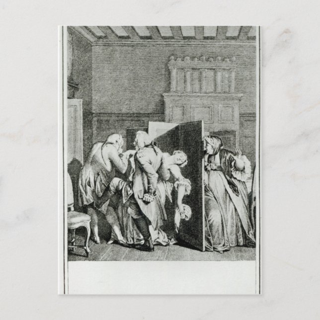 The Baron...saluted Candide Postcard (Front)