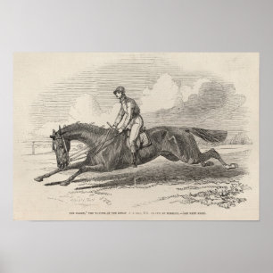 The Baron', the winner of the Great St. Leger Poster