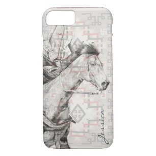 The Barrel Racer (navajo pattern) Case-Mate iPhone Case