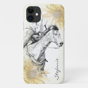 The Barrel Racer (sunflowers) iPhone 11 Case