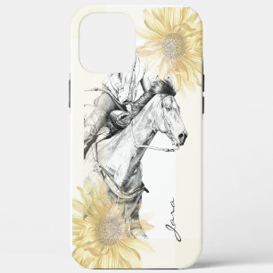 The Barrel Racer (sunflowers) iPhone 12 Pro Max Case