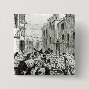The Barricade 15 Cm Square Badge