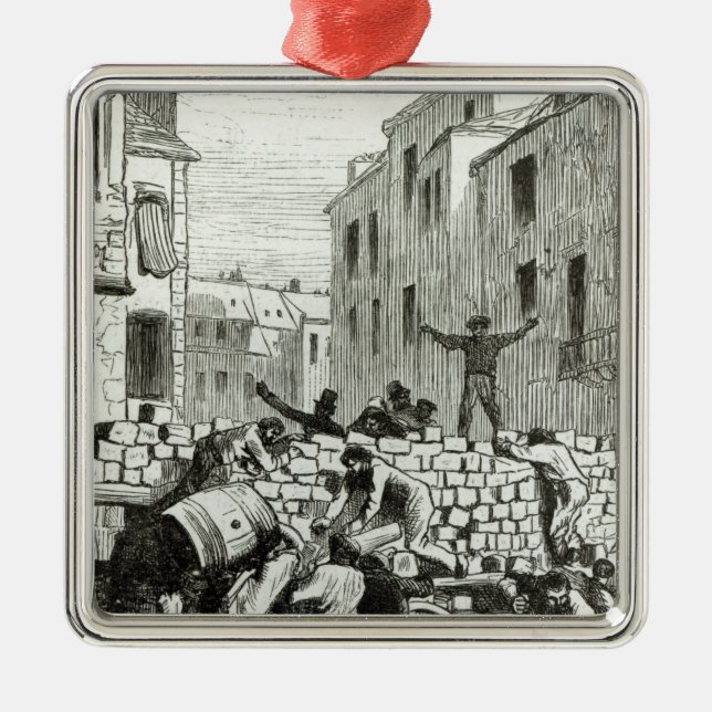 The Barricade Metal Tree Decoration (Front)