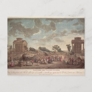 The Barrier at the Champs Elysees Postcard