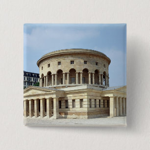 The Barriere de La Villette, 1784-87 15 Cm Square Badge