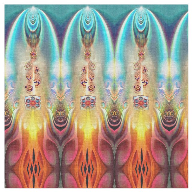 The Base Chakra wallpaper Fabric (Close Up)