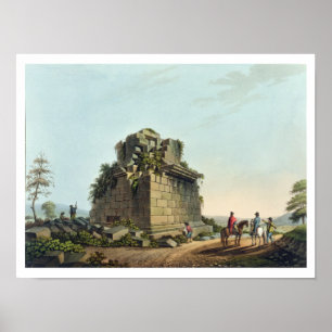 The Base of a Colossal Column near Syracuse, plate Poster