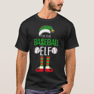 The Baseball Elf Sport Matching Family Christmas G T-Shirt