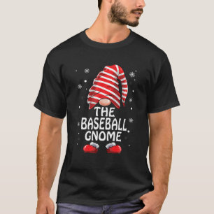 The Baseball Gnome Matching Family Christmas Pajam T-Shirt