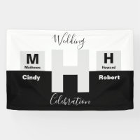 The Basic Black and White Wedding
