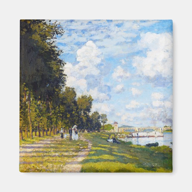 The Basin at Argenteuil Claude Monet Magnet (Front)