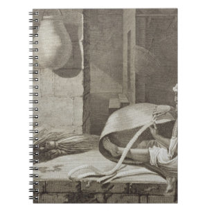 The Basket Maker, from Volume II Arts and Trades o Spiral Notebook