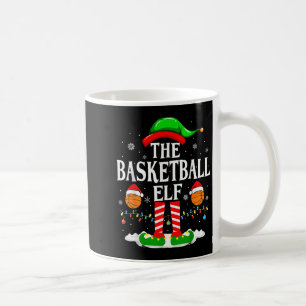 The Basketball Elf Bball Xmas Basketball Christmas Coffee Mug