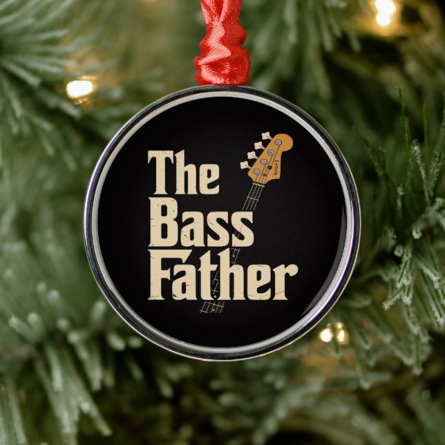 The Bass father  Metal Tree Decoration (Tree)