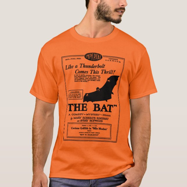 The Bat 1926 mystery comedy silent film T-Shirt (Front)