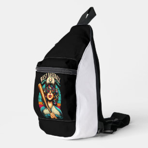 The Bat-Wielding Best Baseball Mom Sling Bag