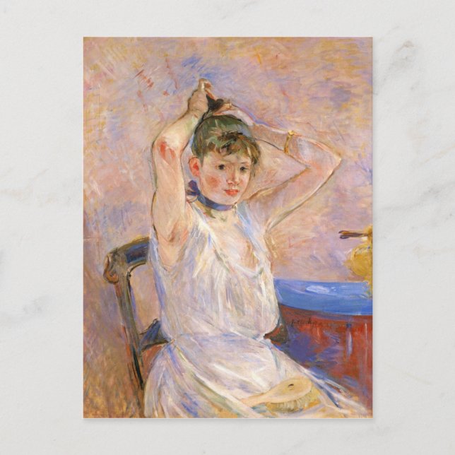 The Bath by Berthe Morisot Postcard (Front)