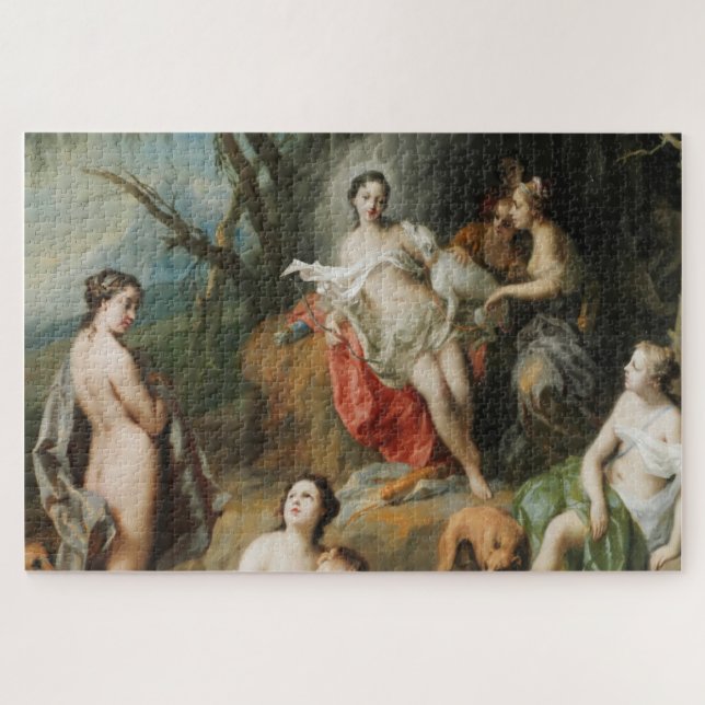 The Bath Girls Old Masters Painting Jigsaw Puzzle (Horizontal)