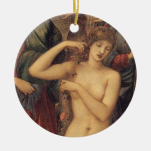 The Bath of Venus by Sir Edward Coley Burne-Jones Ceramic Tree Decoration