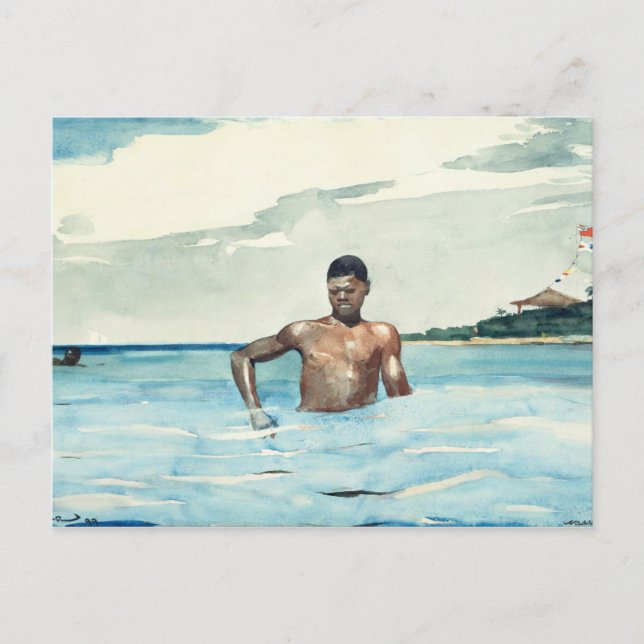 The Bather, 1899 Postcard (Front)