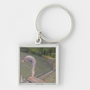 The Bather, or The Diver, 1877 Key Ring