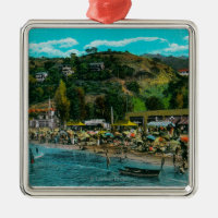 The Bathing Beach at Avalon, Catalina Island