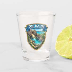 The Baths National Park British Virgin Islands Shot Glass