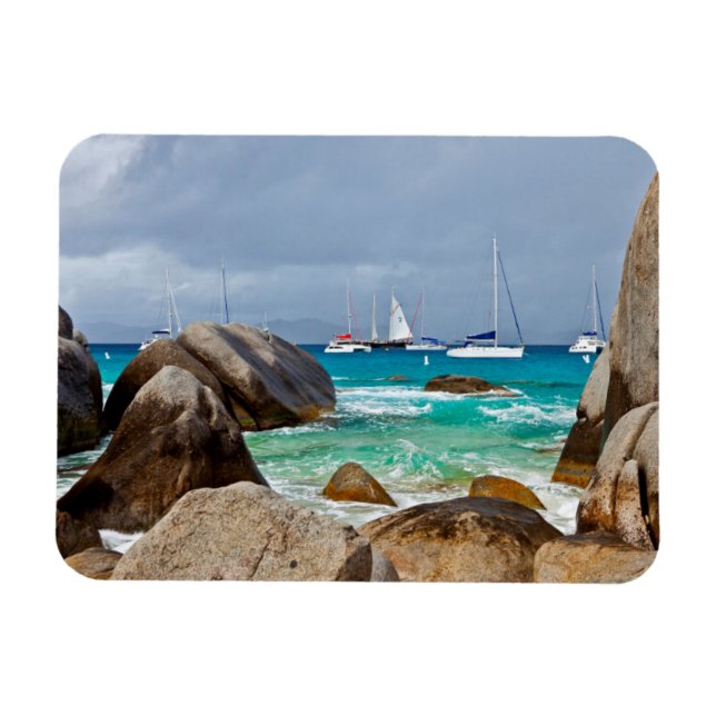 The Baths, Virgin Gorda, British Virgin Islands Magnet (Horizontal)