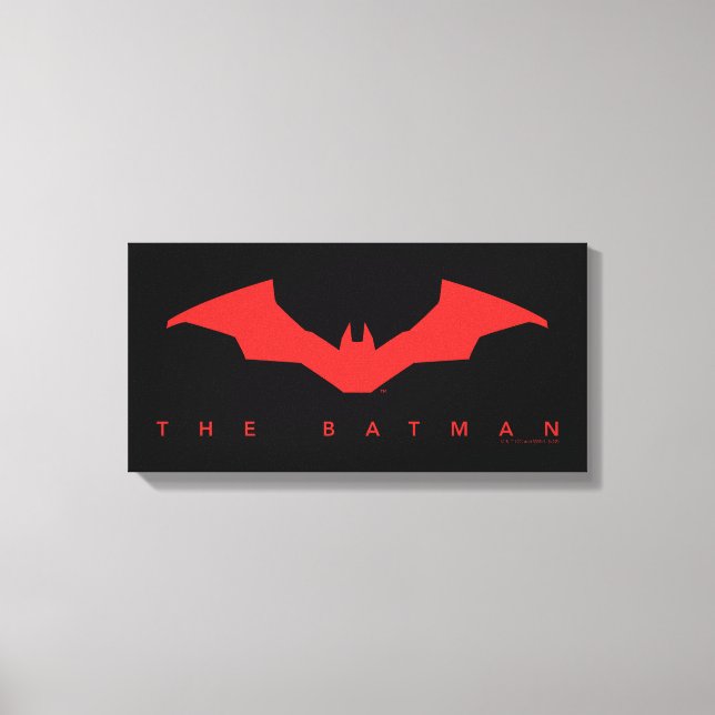 The Batman Bat Logo Canvas Print (Front)