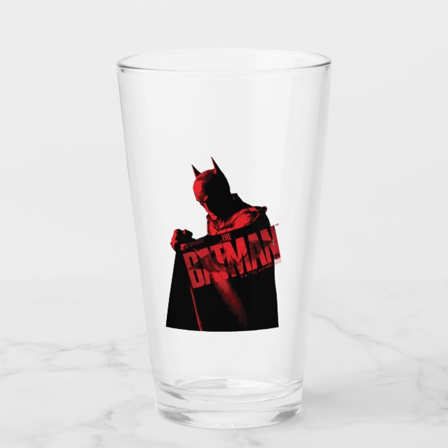 The Batman Cape & Logo Glass (Front)