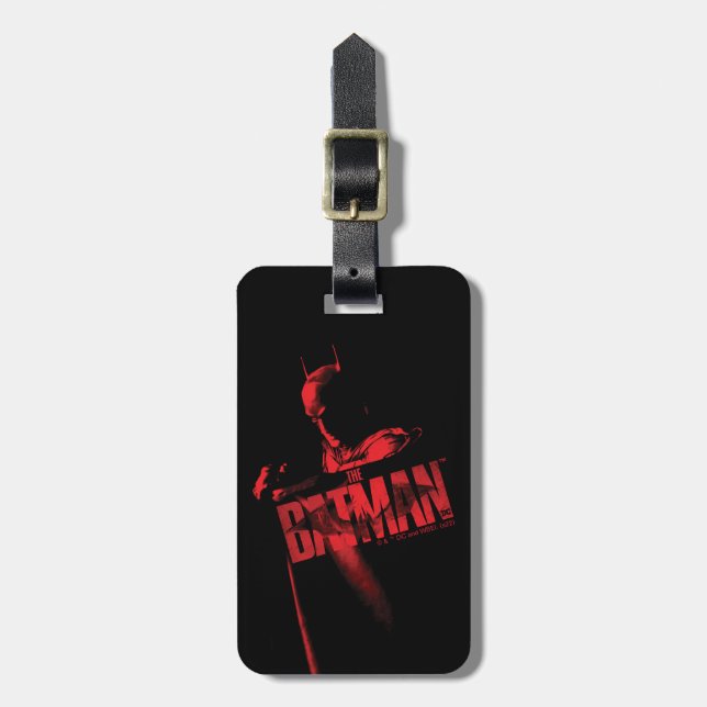 The Batman Cape & Logo Luggage Tag (Front Vertical)