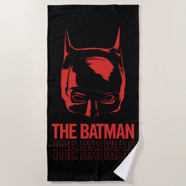 The Batman Cowl Logo Beach Towel (Front)