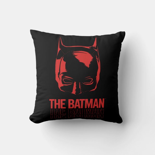 The Batman Cowl Logo Cushion (Front)
