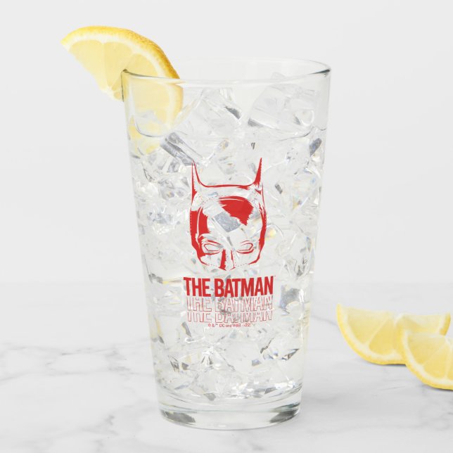 The Batman Cowl Logo Glass (Front Ice)