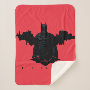 The Batman Gotham Silhouette Sherpa Blanket