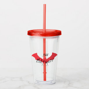 The Batman Handwritten Bat Logo Acrylic Tumbler