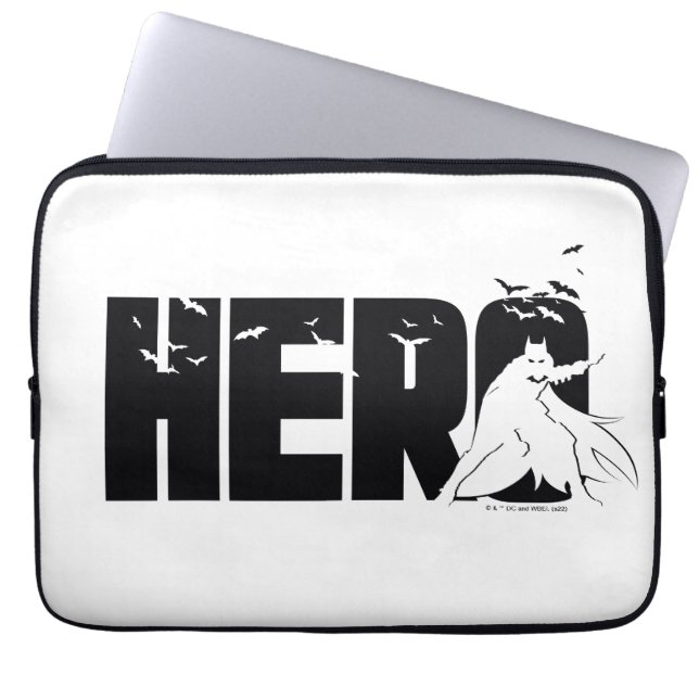 The Batman "Hero" Graphic Laptop Sleeve (Front)