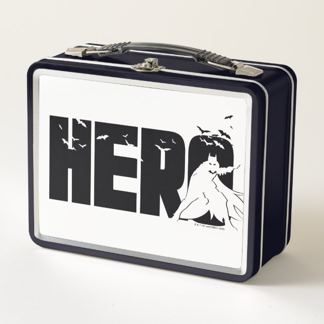 The Batman "Hero" Graphic Metal Lunch Box (Front)