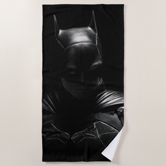 The Batman in Shadow Beach Towel (Front)