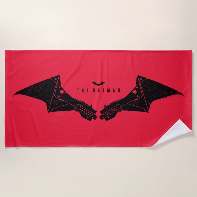 The Batman Mechanical Bat Wings Beach Towel (Front)