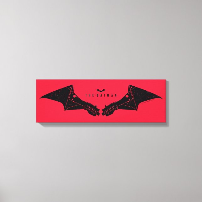 The Batman Mechanical Bat Wings Canvas Print (Front)