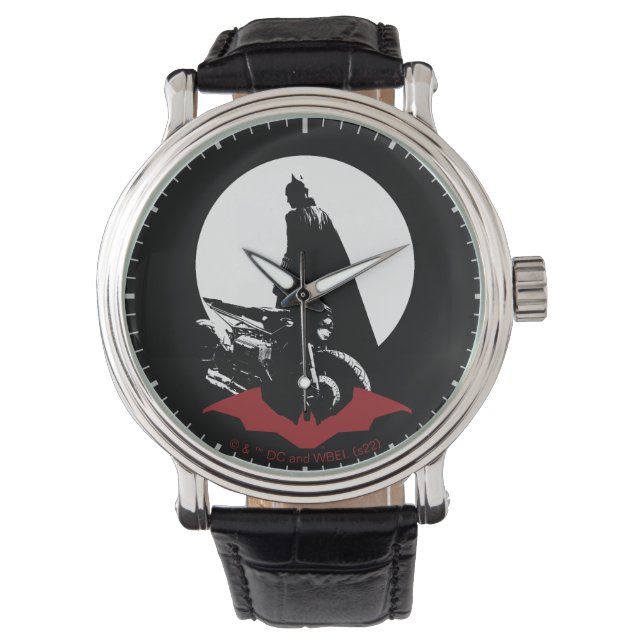 The Batman Motorcycle Silhouette Watch (Front)