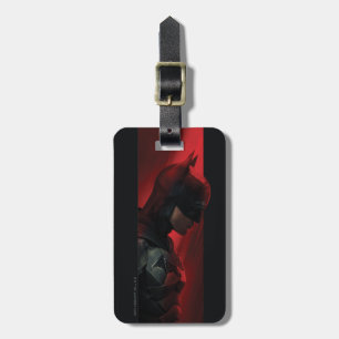 The Batman Red Bar Profile Luggage Tag