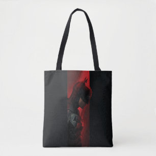The Batman Red Bar Profile Tote Bag