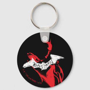 The Batman Spraypaint Outline Key Ring