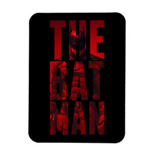 The Batman Typography Cutout Magnet