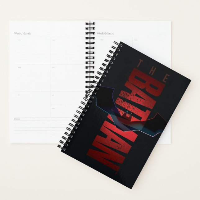 The Batman Vertical Logo Planner (Display)