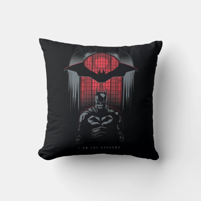 The Batman Window Pane Outline Cushion (Front)