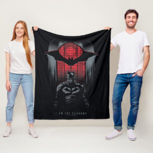 The Batman Window Pane Outline Fleece Blanket